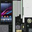 Sony Xperia Z1 Black, White And Purple
