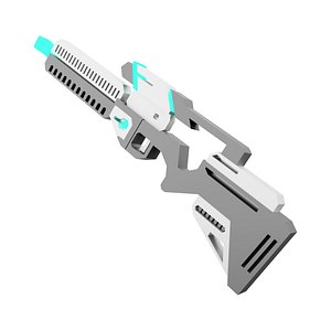 3D 3d cartoon retro space blaster icon