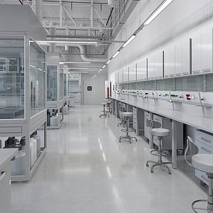 laboratory carefully 3D