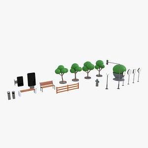 3D model City Tree Object