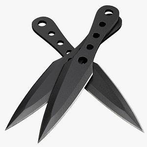 3D Throwing knife model