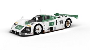 3D Mazda 787B Efini Racing 1991 3d model