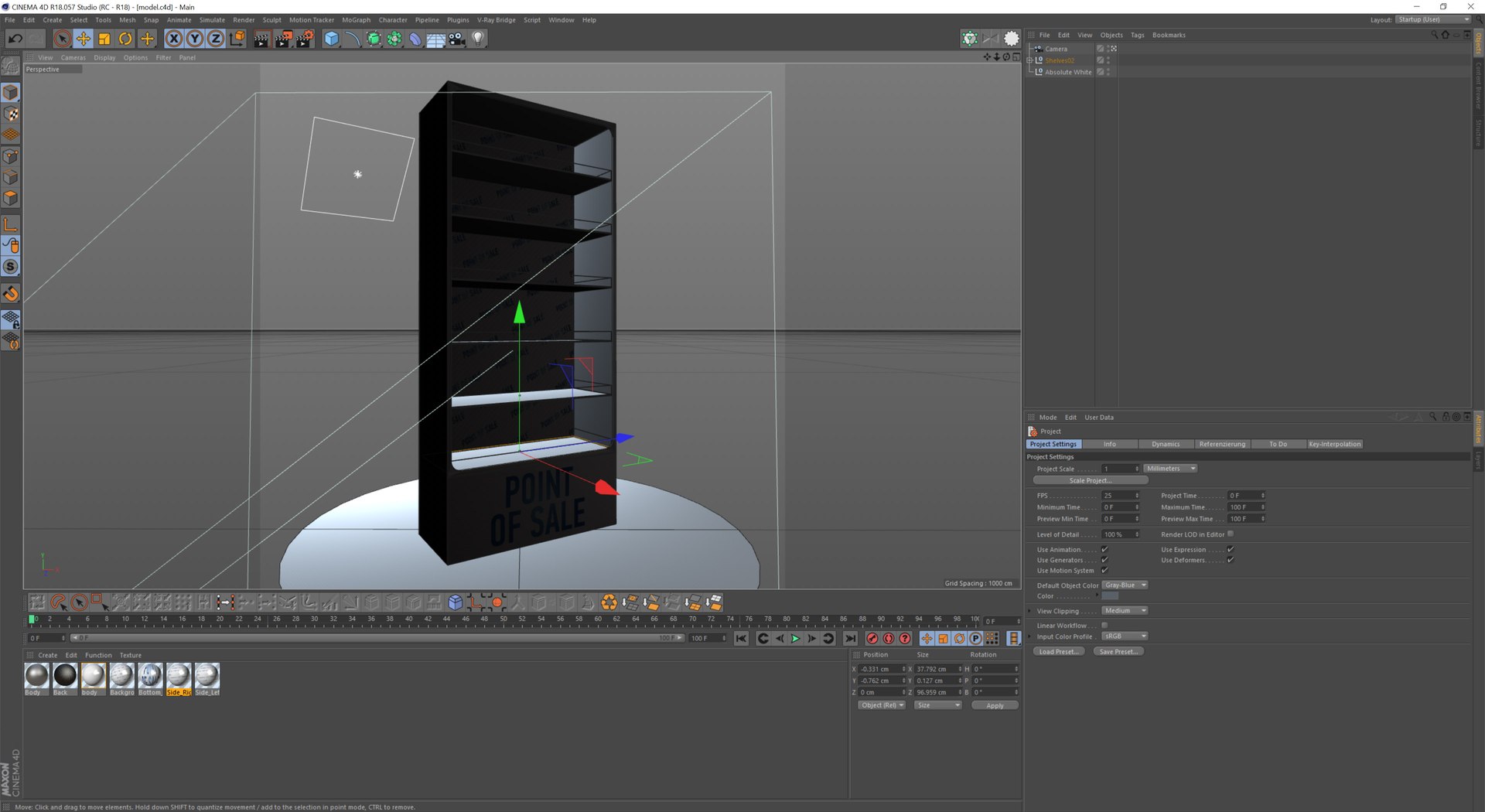 3D Model Display Rack - TurboSquid 1372959