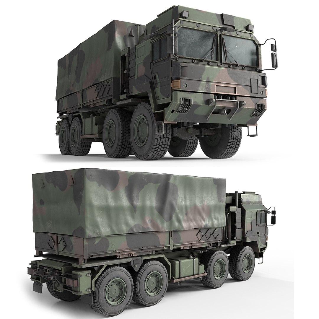 ラインメタル MAN 軍用トラック UTF WLS3Dモデル - TurboSquid
