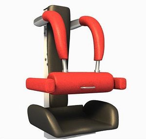 3D Roller Coaster Seat Model