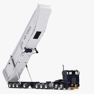 Transporter Erector Loader with Raised Elevated Trailer