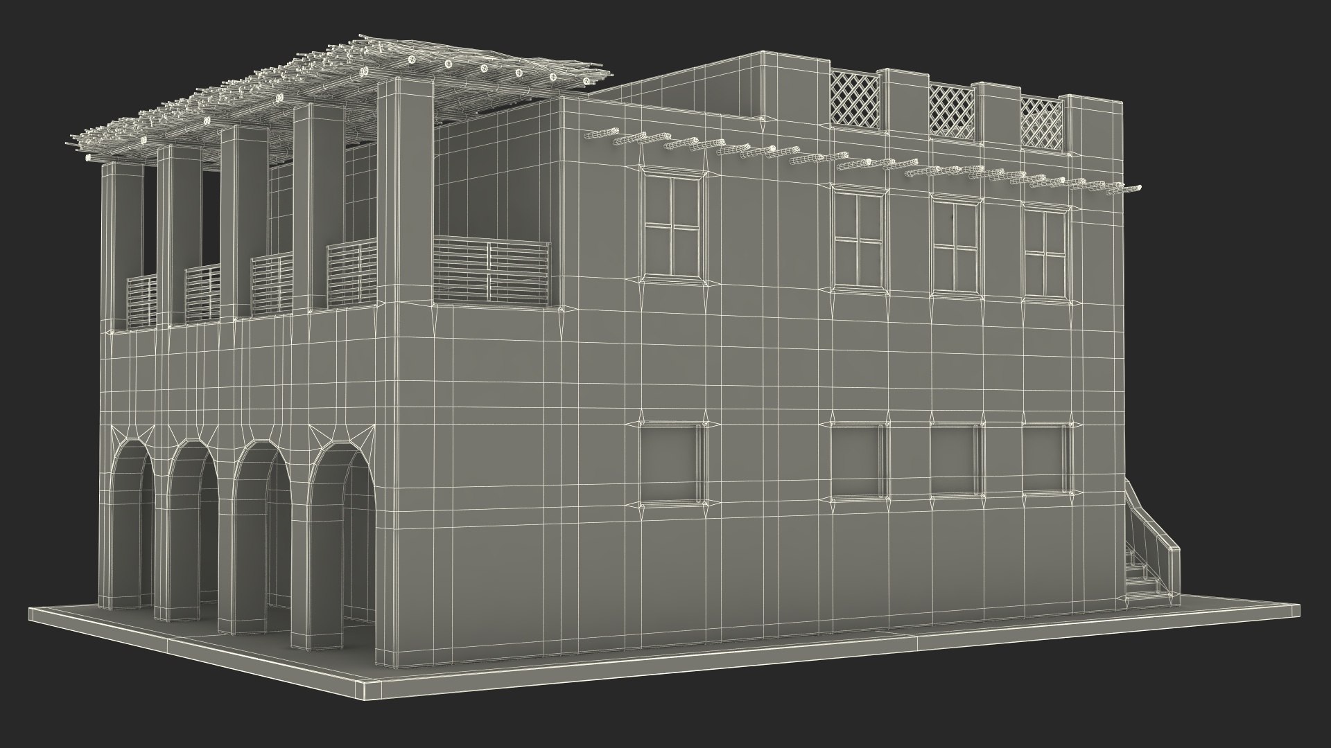 Large Arab House with Terrace 3D model https://p.turbosquid.com/ts-thumb/0z/rkYDmZ/oL/largearabhousewithterracemb3dmodel020/jpg/1726002155/1920x1080/fit_q87/791d4d284f6d41a8af10dcb397c1d7d3def13609/largearabhousewithterracemb3dmodel020.jpg