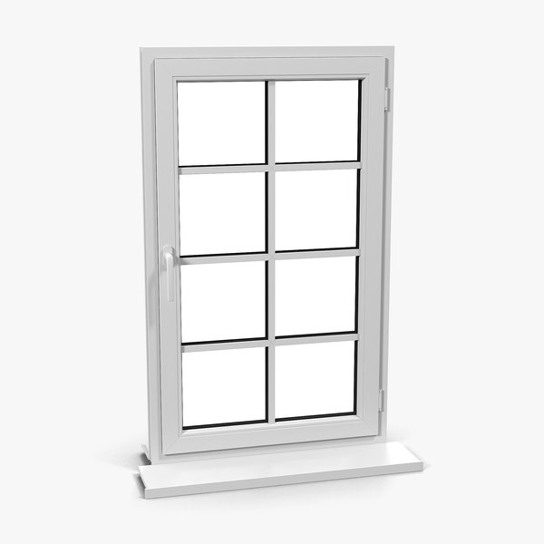 plastic window 6 3d 3ds