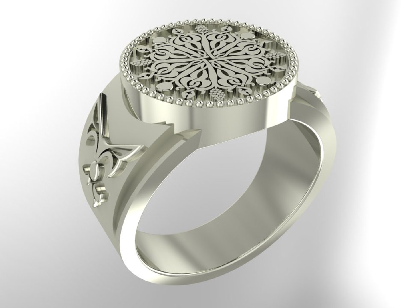 3D Ring Armenian Ornaments Model - TurboSquid 1490384