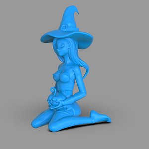 3D Young Witch