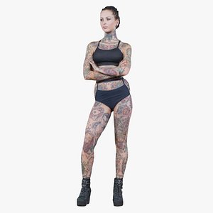 3D Tattoo Model 7 Remastered model
