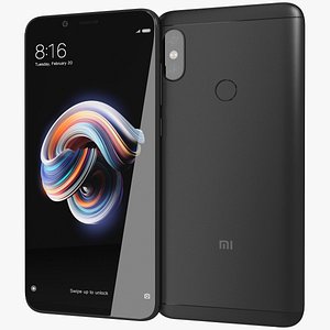 realistic xiaomi redmi note 3D model