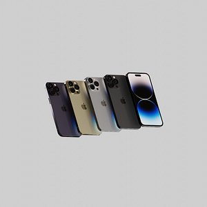 3D iPhone 14 pro max full collection 