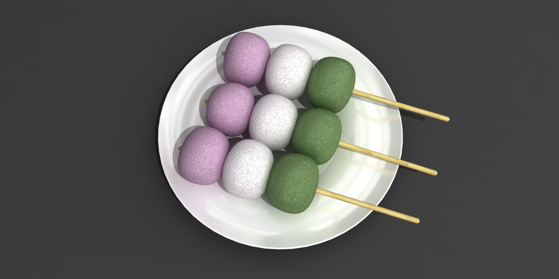 Dango Sweet 3D Model - TurboSquid 1552064