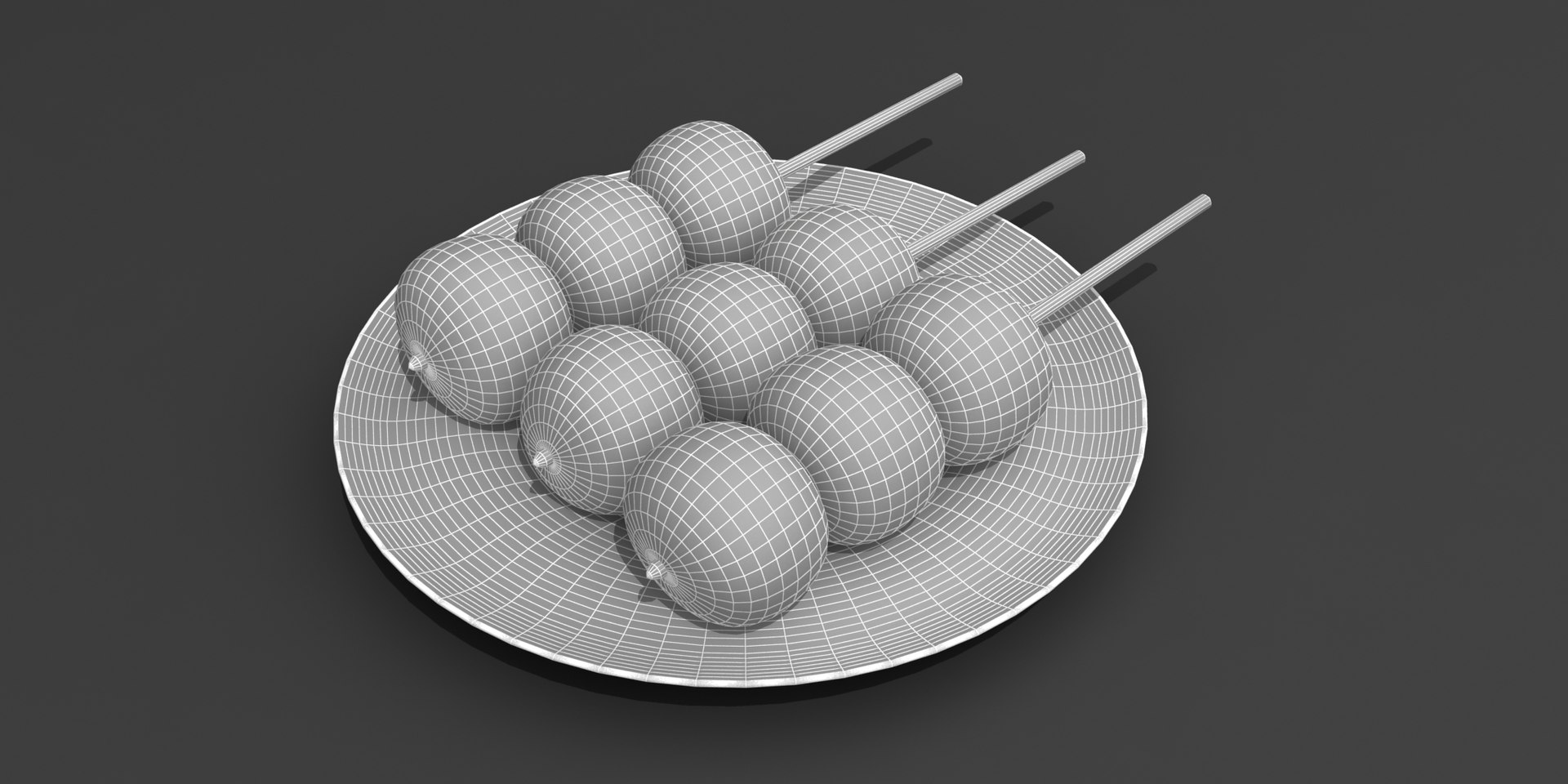 Dango Sweet 3D Model - TurboSquid 1552064