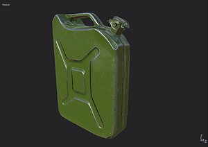 3D model oil canister 02 pbr
