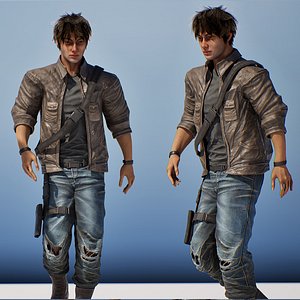 Survival Man - Character 3D model