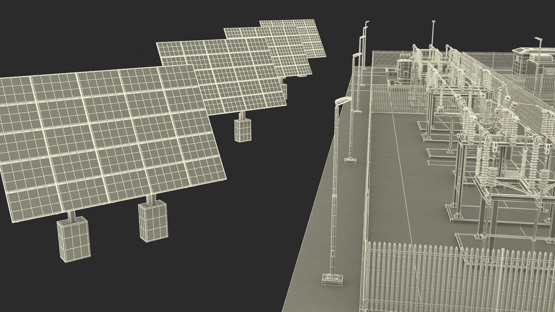 Solar Power Station 3D TurboSquid 2290762