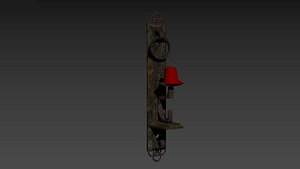 wooden candlestick