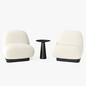 Elsie cocktail chair and side table