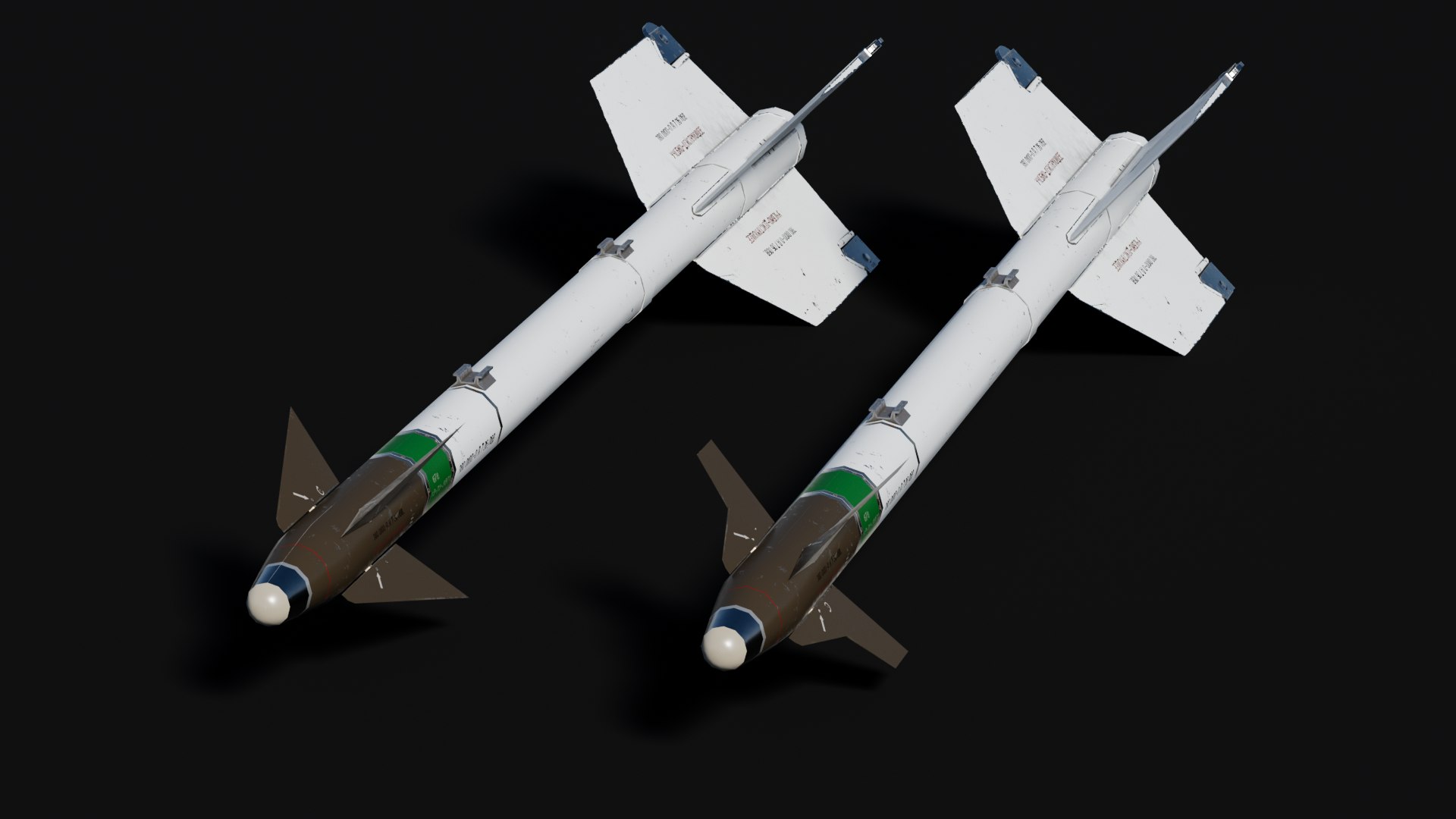 R-13M R-13M1 Air to Air Missile Low-Poly 3D model https://p.turbosquid.com/ts-thumb/10/GBgayS/Pk/3/png/1770187215/1920x1080/fit_q87/e097c1059dad5fdfec52d0a9c156d3e1df022016/3.jpg