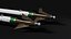 R-13M R-13M1 Air to Air Missile Low-Poly 3D model