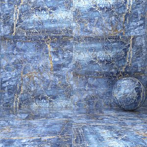blue marble ceramic with multi texture 6 different textures Texture