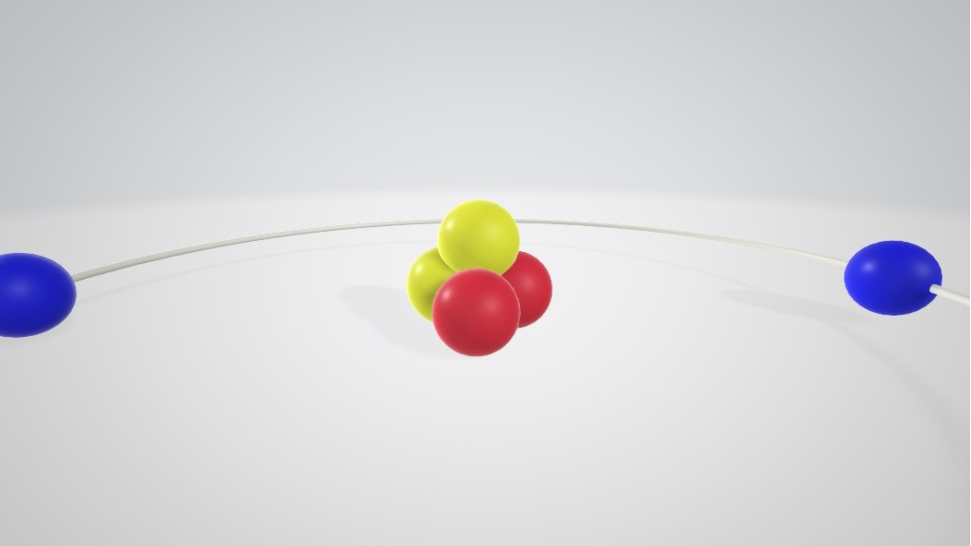 Helium Bohr Atomic Structure 3D Model - TurboSquid 2347530