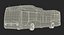 3D model Rigged Futuristic Buses Collection