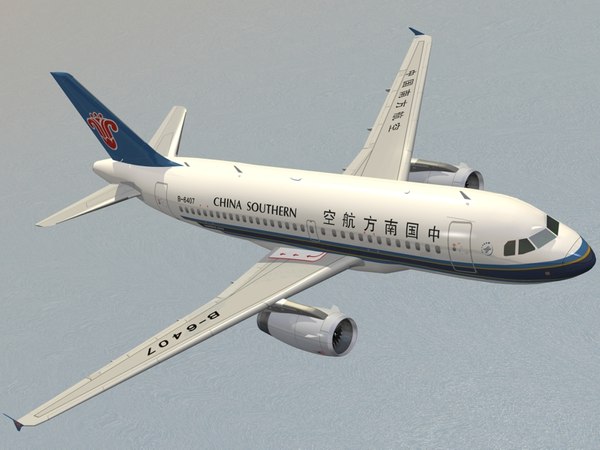 airbus a319 air china 3d model