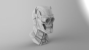 3D Skeleton Cyberpunk