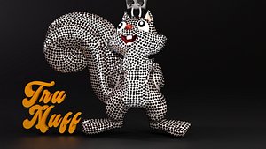 Diamond Squirrel Cuban Link Chain model