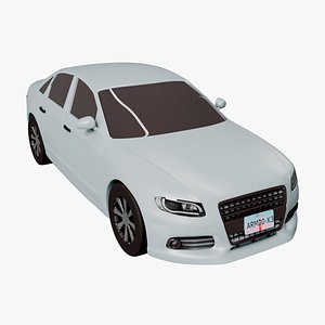 3D MODERN SEDAN CAR