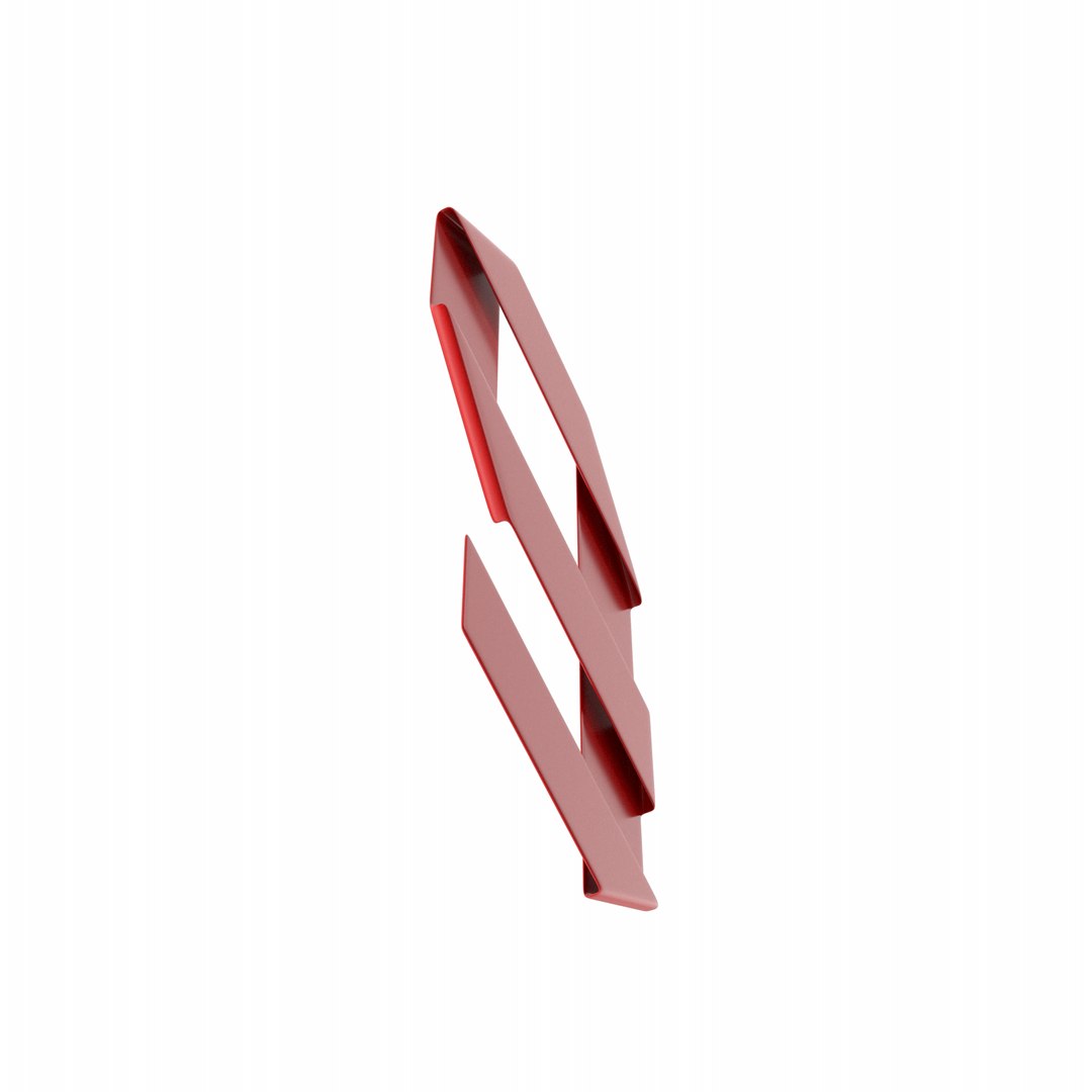 Red Ribbon Number 9 3D Model - TurboSquid 2166259