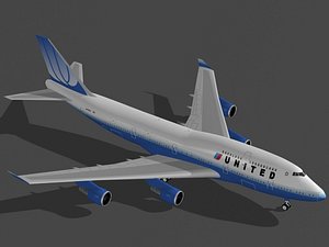 B 747-400 United Airlines