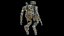 3D Rigged Sci-Fi Combat Mech Exoskeleton Suit - Woodland Skin PBR model