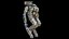 3D Rigged Sci-Fi Combat Mech Exoskeleton Suit - Woodland Skin PBR model