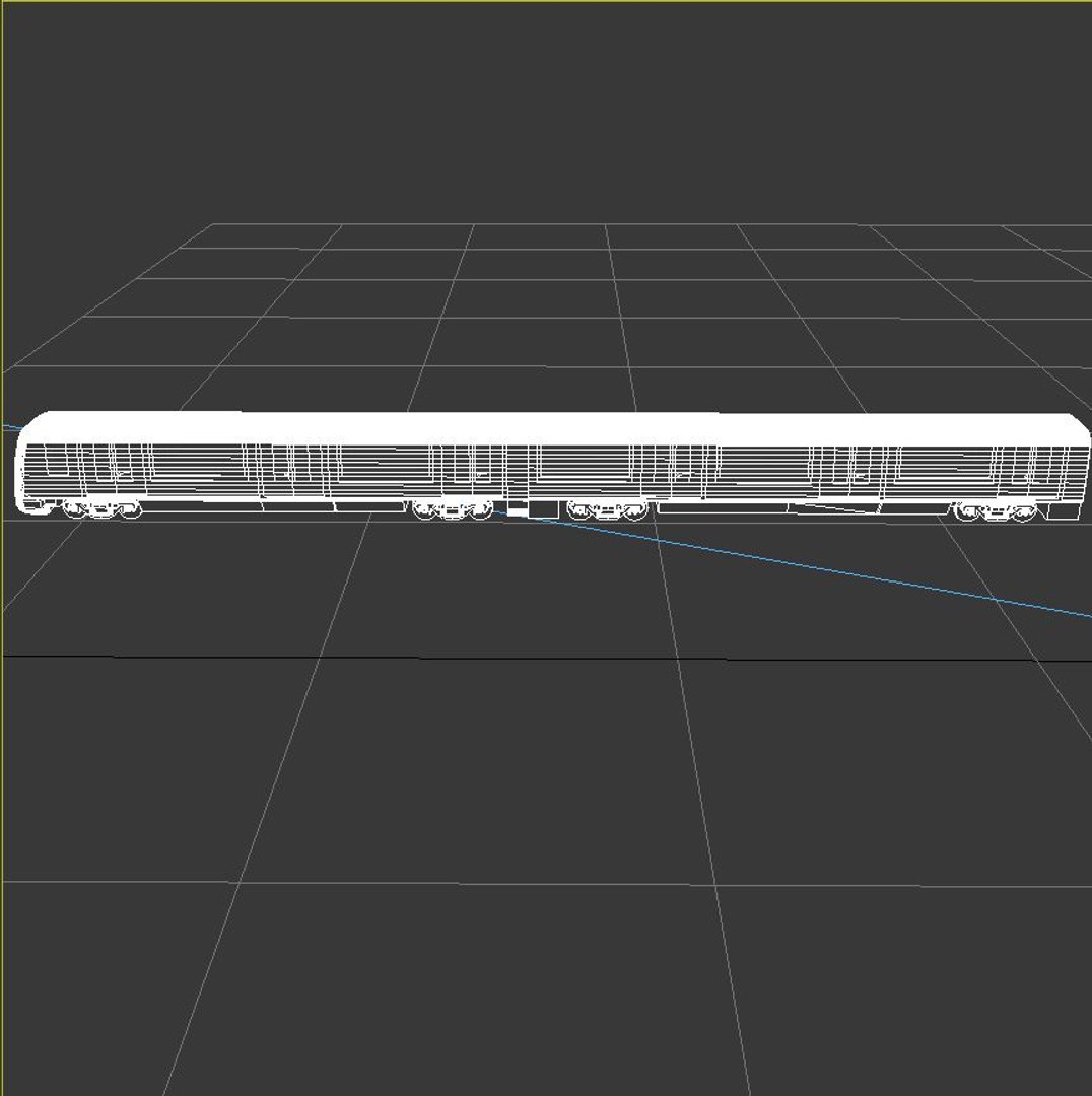Subway Train 3d Model