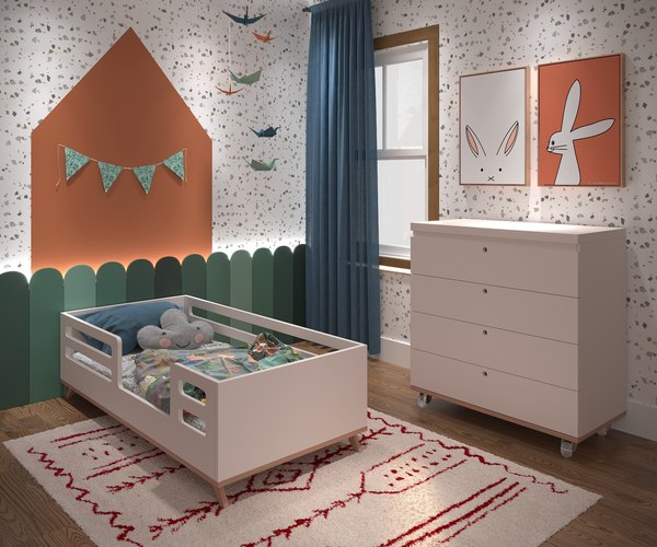 3D Toddlers Bedroom