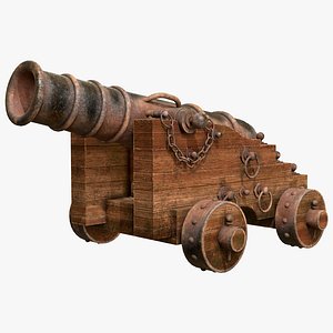 Cannon-3-Old Version 3D model