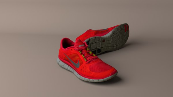 modelo 3d Usado Nike Run 3 - 1278571