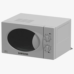 microwave oven samsung modeled 3d model