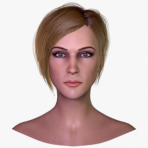 Female Head - Update 01 3D model