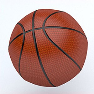 basketball emojis 3D model