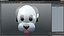 Emoji faccia di cane
