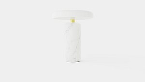 Trip - Carrara White Glossy 3D model