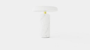 Trip - Carrara White Glossy