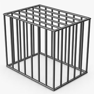 3D Metal Cage model