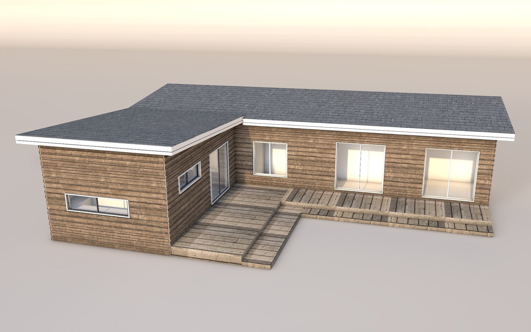 Casa Moderna 3D Model - TurboSquid 1814702