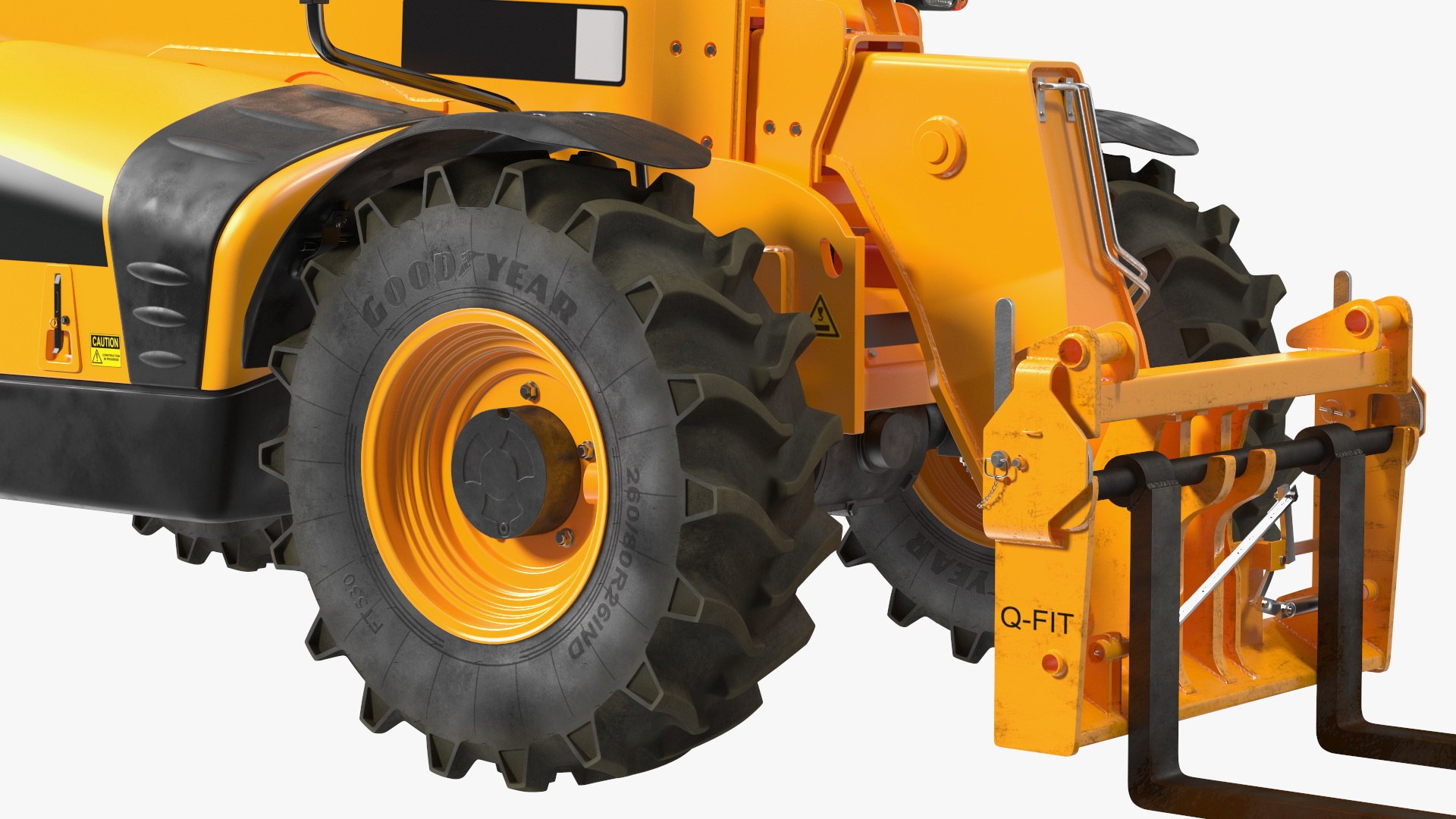 Telehandler Rigged For Cinema 4D 3D Model - TurboSquid 2178096
